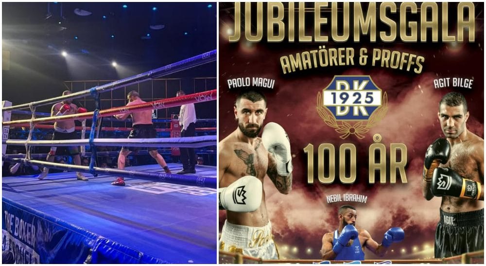 Jubileumsgala i Karlstad boxning Frontkick
