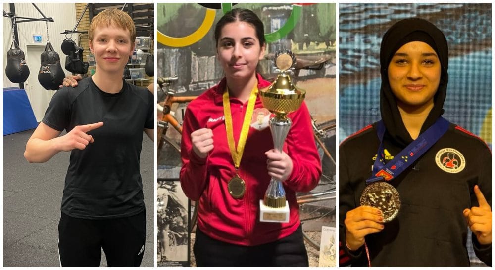 Junior-SM i boxning 2025 Frontkick