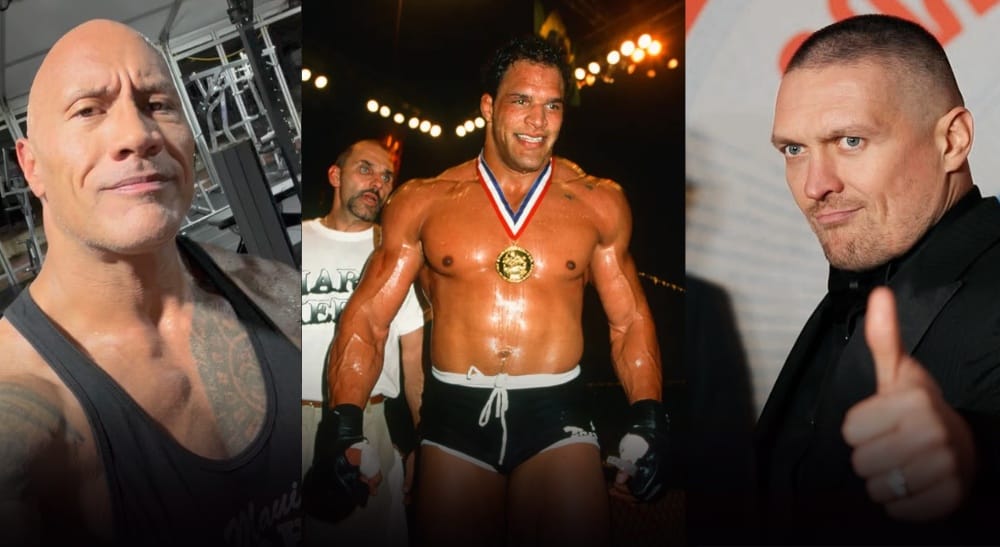 Mike Kerr Dwayne The rock Johnson The Smashing Machine Oleksandr Usyk