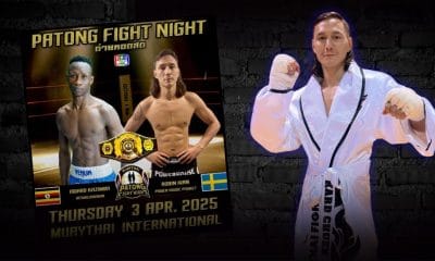 Robin Sundlöf Thaiboxning muay thai patong fight night frontkick