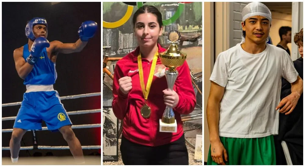 Ungdoms- och junior-SM i boxning Frontkick