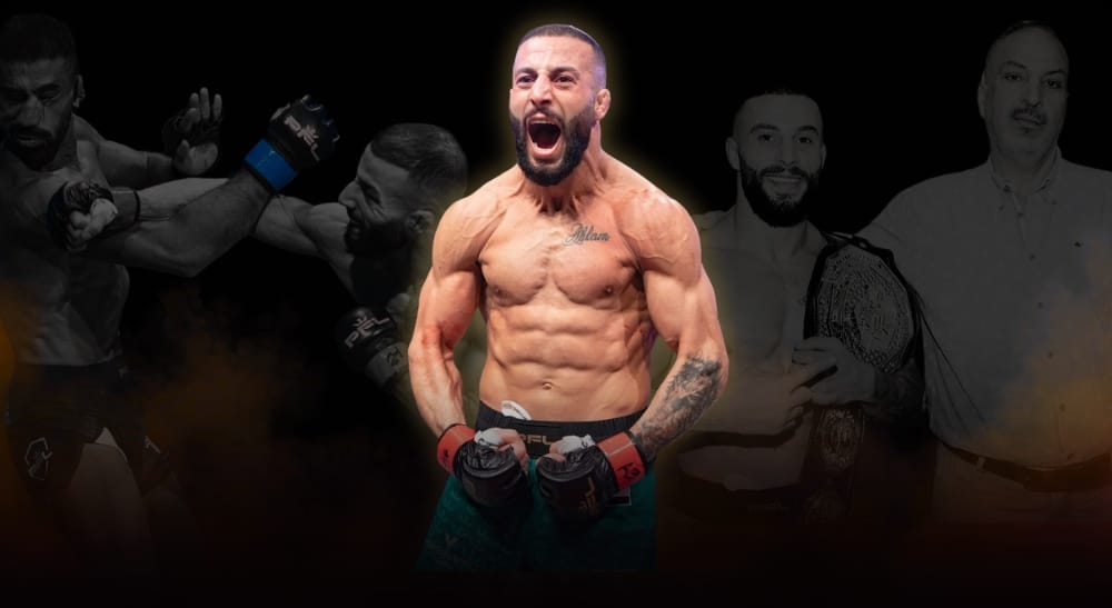 Ali Taleb PFL Bryssel MMA Frontkick