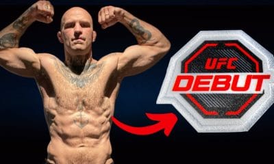 Andreas Gustafsson UFC Patch MMA Frontkick