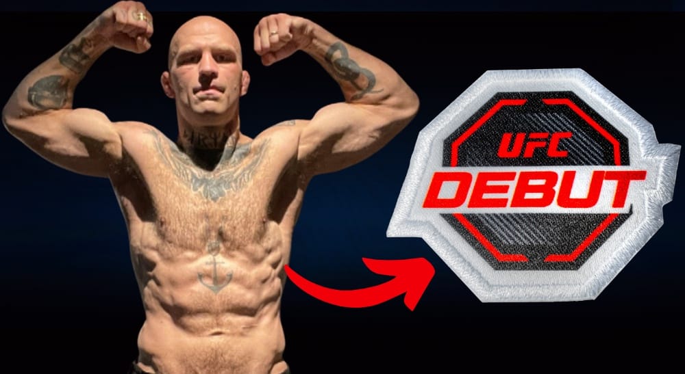Andreas Gustafsson UFC Patch MMA Frontkick