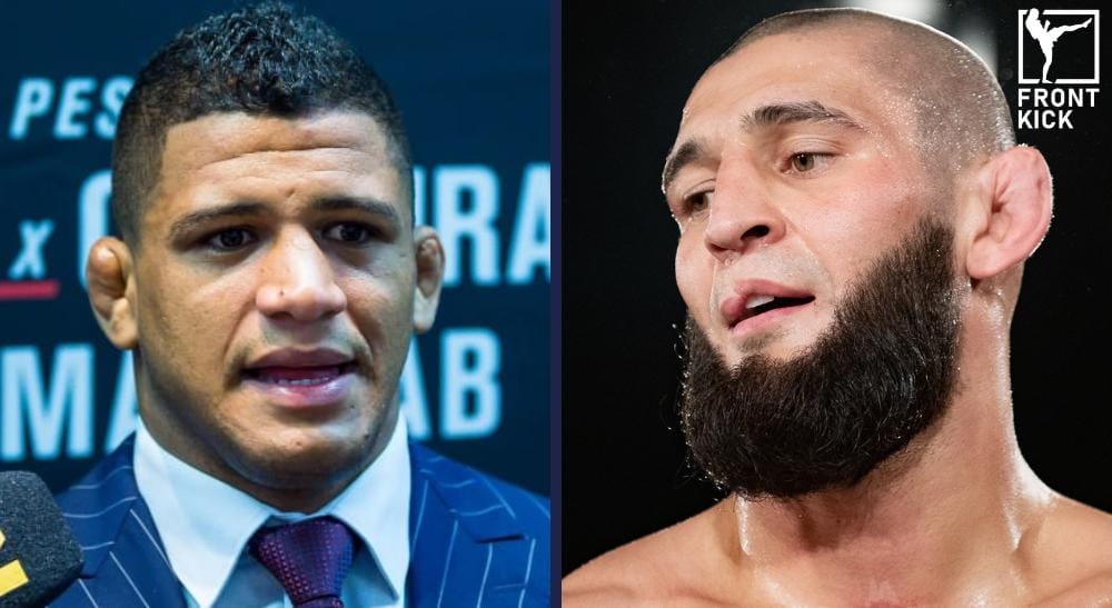 Gilbert Burns Khamzat Chimaev 1 Frontkick.online