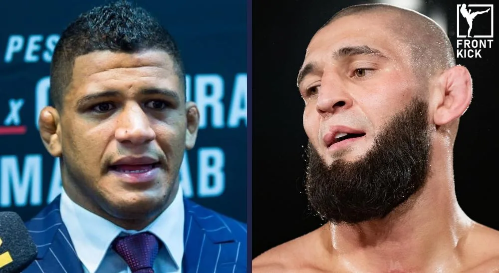 Gilbert Burns Khamzat Chimaev 1 Frontkick.online