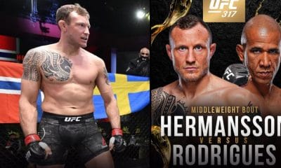 Jack Hermansson UFC 317 MMA Frontkick