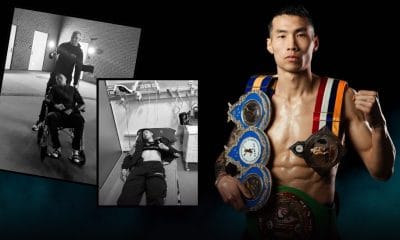 Kenny Hong thaiboxning muay thai Frontkick