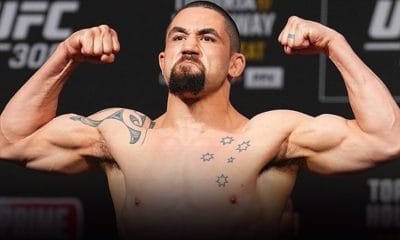 Robert Whittaker UFC Abu Dhabi MMA Frontkick