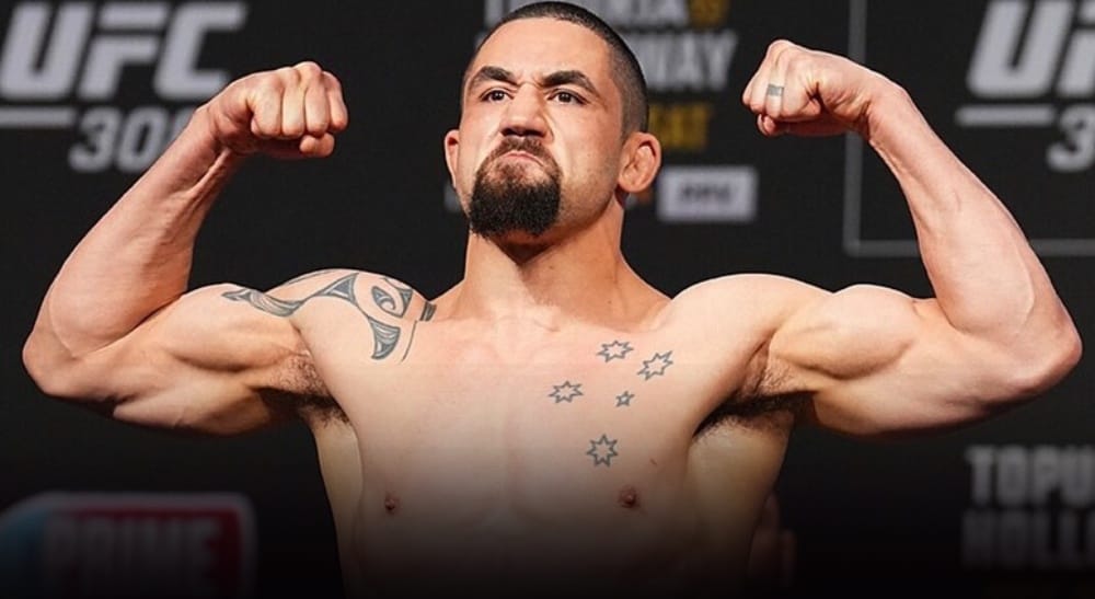 Robert Whittaker UFC Abu Dhabi MMA Frontkick