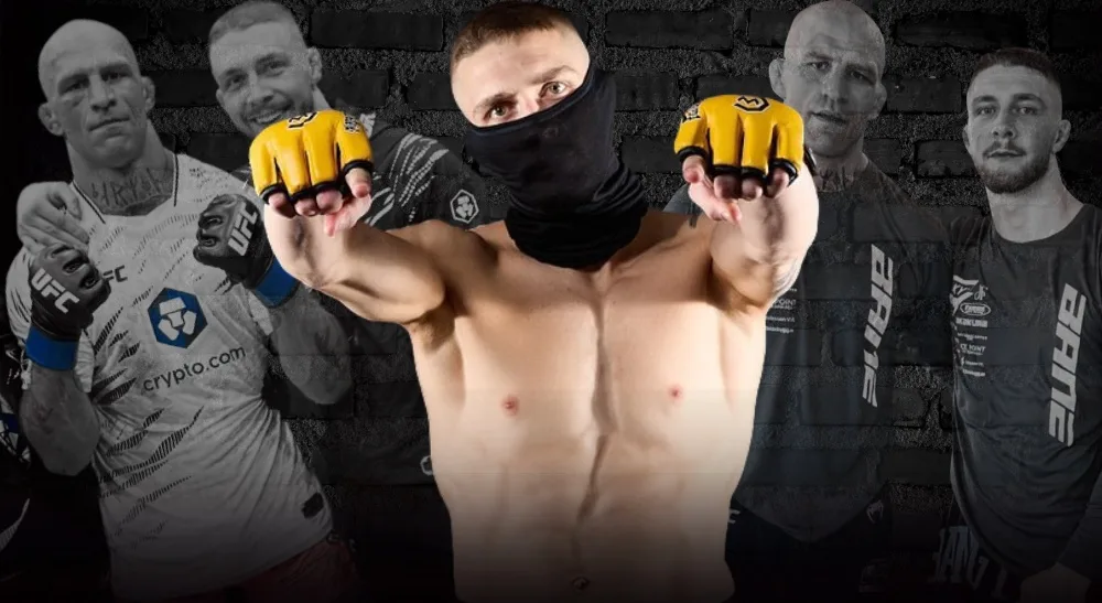 Alexander Lööf Cage Warriors 190 MMA Frontkick
