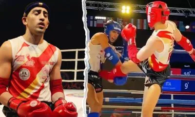Dalian Dawody VM-guld muay thai frontkick