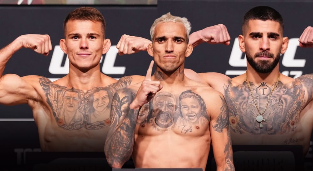 Felipe Lima UFC 317 MMA Ilia Topuria Charles Oliveira