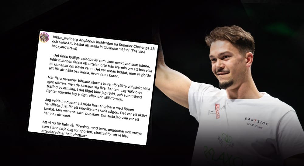 Tobias Wallberg Eastside Gym MMA SMMAF