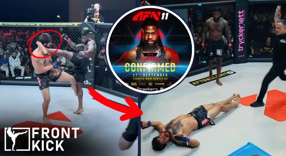 Najib Adams AFN 11 MMA Frontkick.online