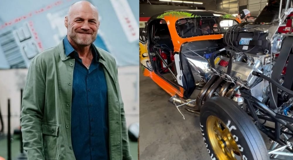 Randy Couture UFC MMA Racing Crash