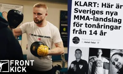 Filip Lernå Landslagskapten Ungdomslandslaget SMMAF Svensk MMA Frontkick.online