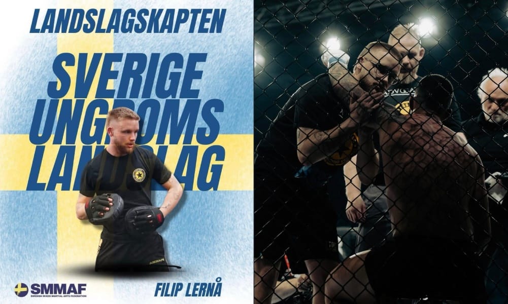 Filip Lernå Landslagskapten Ungdomslandslaget SMMAF Svensk MMA Frontkick.online