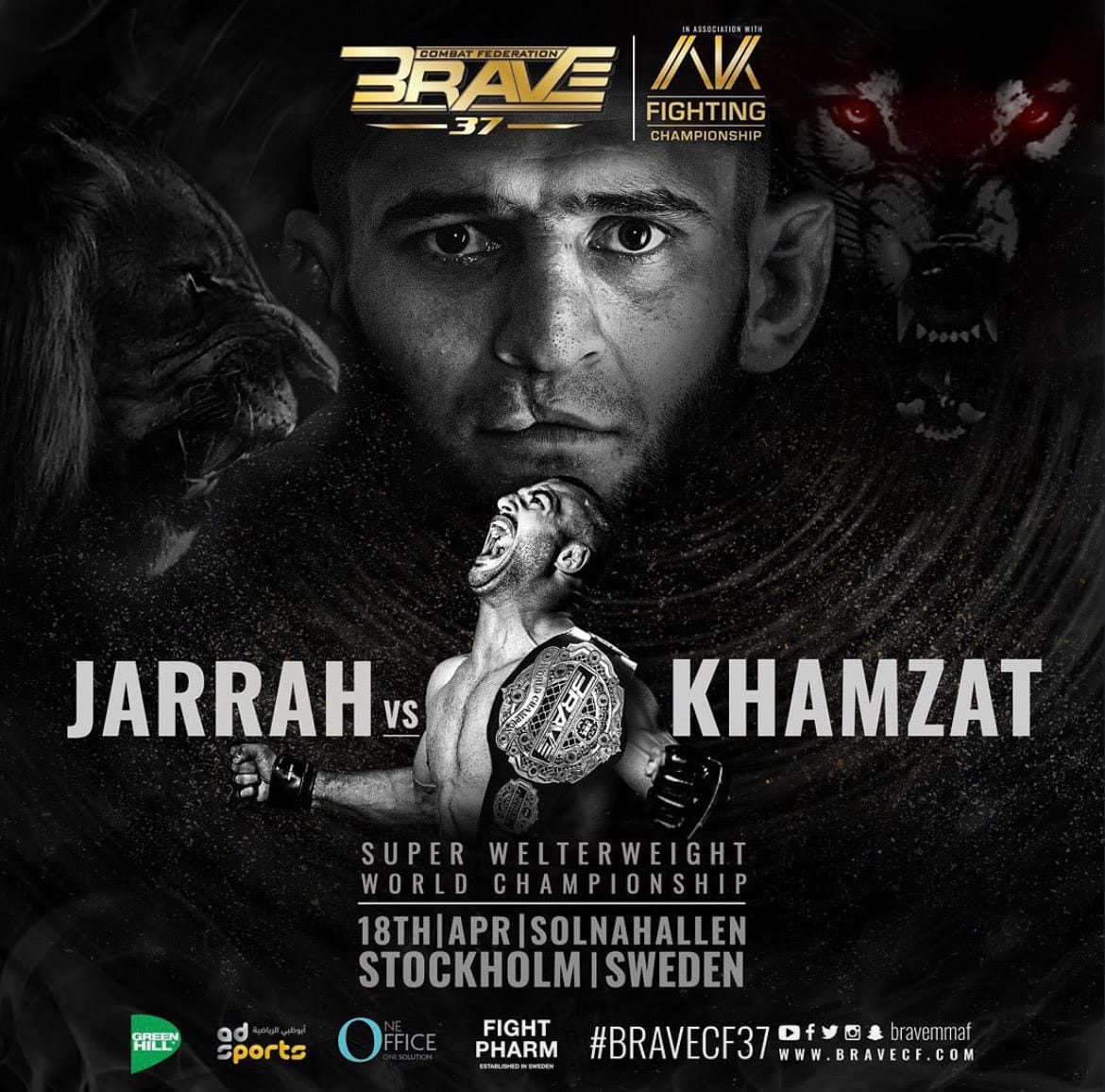 Khamzat Chimaev vs Jarrah BRAVE MMA Frontkick.online