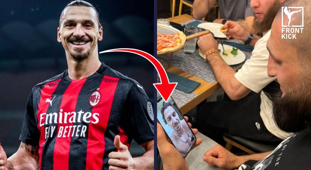 Khamzat och Zlatan Frontkick.online