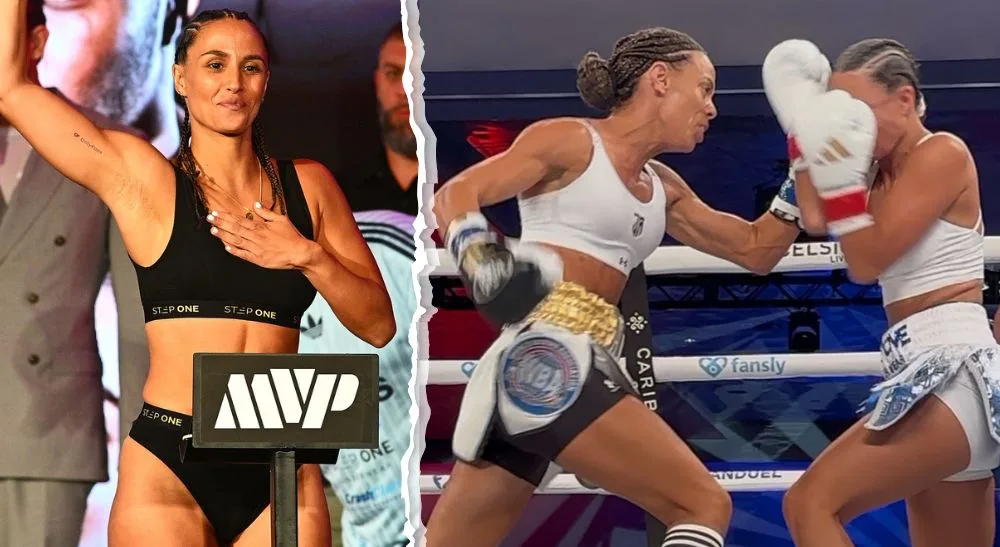 Linn Sandström boxing