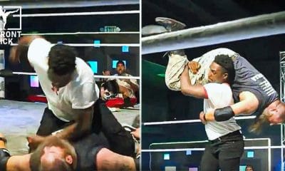 Stewart Smith wrestling Frontkick.online