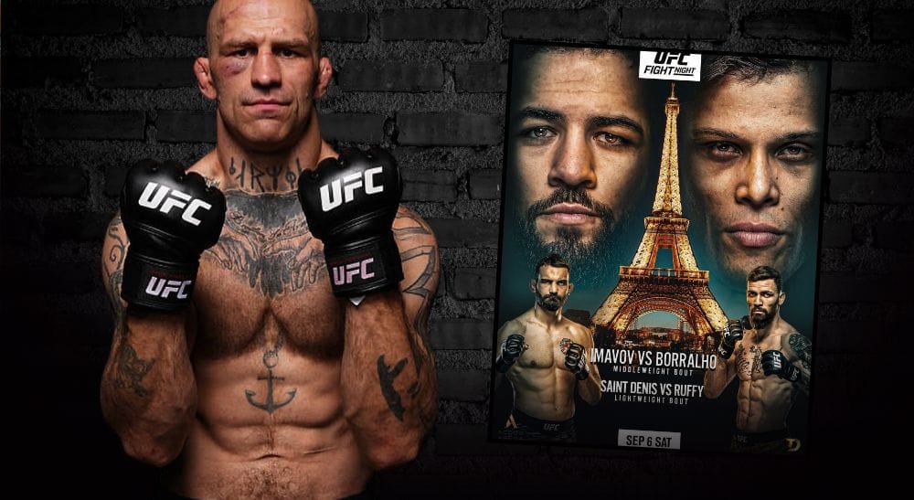 UFC Paris Andreas Gustafsson svenska tider matchkort