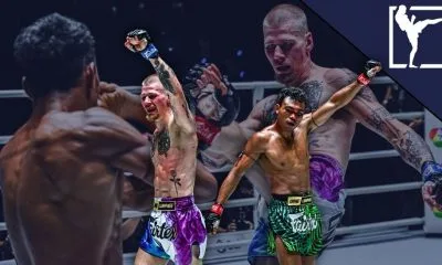 Linus Bylander ONE Championship Thaiboxning Muay Thai Frontkick.online