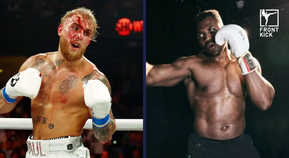 Jake Paul Francis Ngannou Frontkick.online