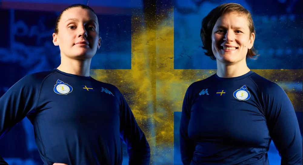 Moa Carlsson EM muay thai Angela Mamic