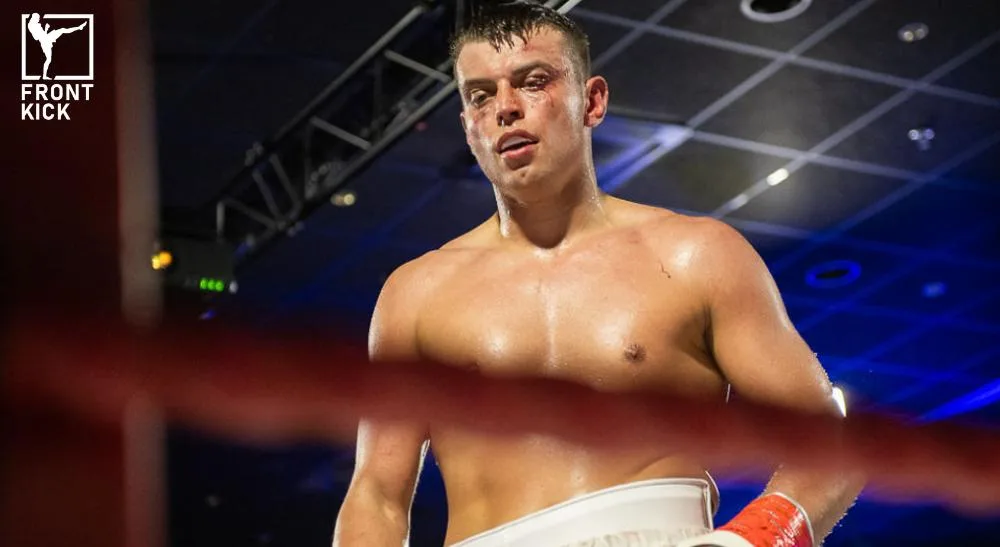 Oscar Ahlin boxning intervju Frontkick.online
