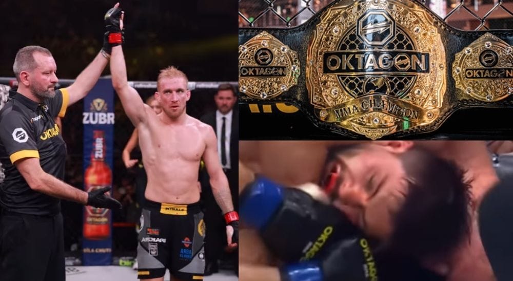 Samuel Bark OKTAGON title MMA