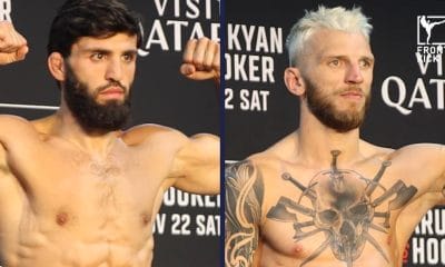 UFC Qatar invägning Frontkick.online