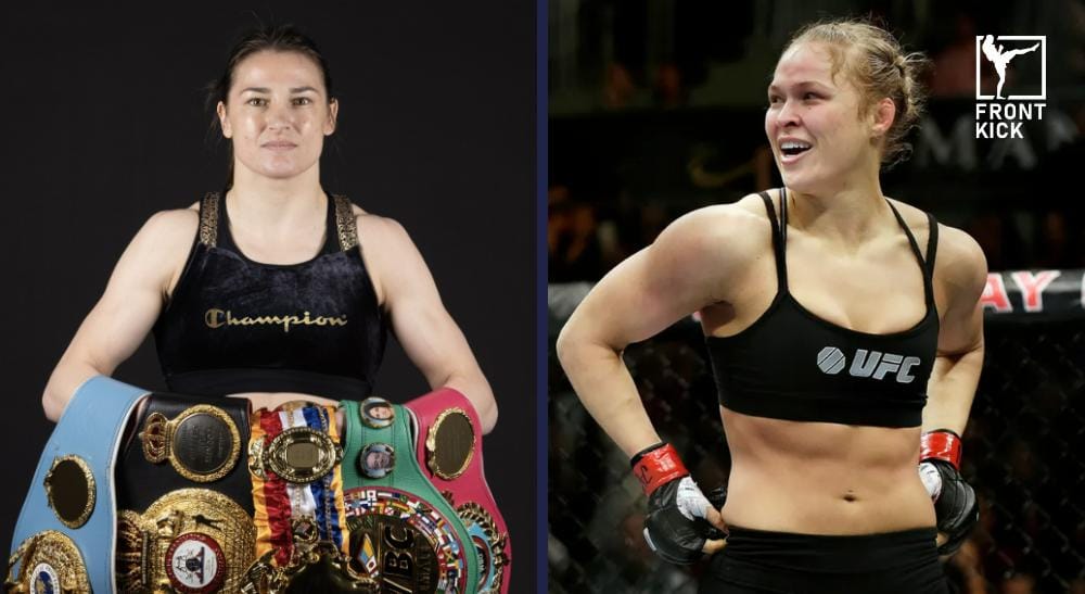 Katie Taylor vs Ronda Rousey Frontkick.online