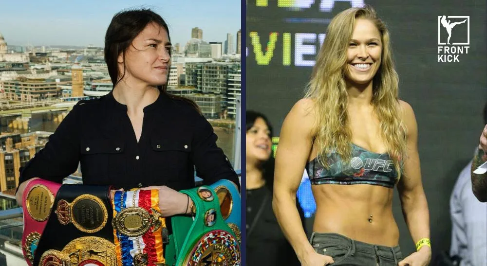 Taylor vs Rousey boxning Frontkick.online