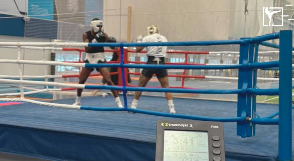 Costas Nanga Bosön sparring Frontkick.online