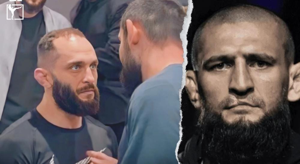 Khamzat Chimaev Face off MMA Frontkick
