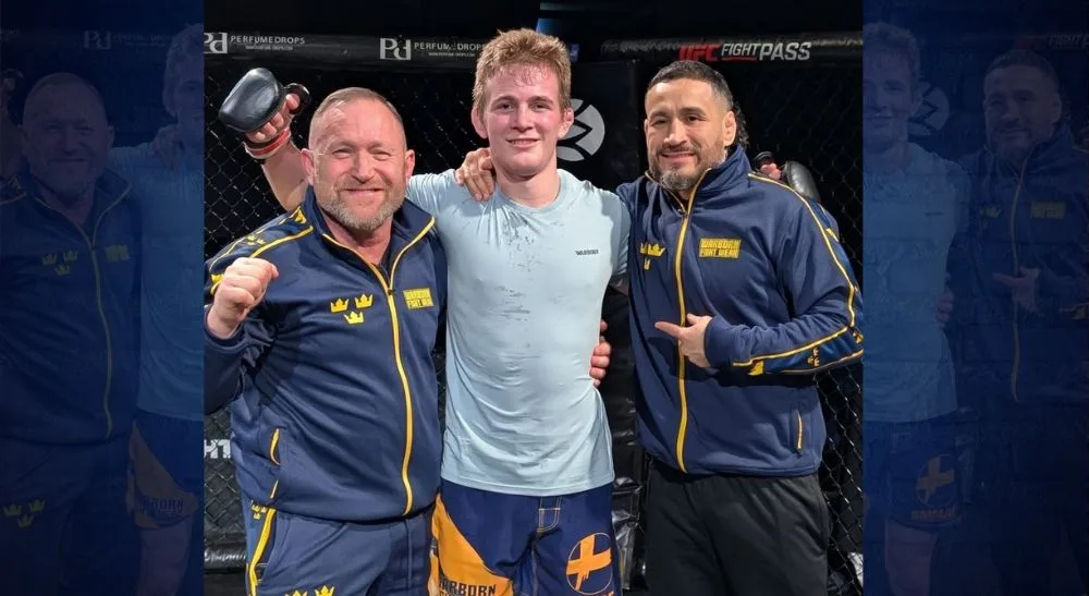 Manne Hampusson MMA Renyi Frontkick Fernando Flores