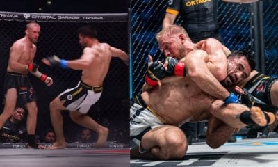 Samuel Bark OKTAGON 82 MMA Frontkick Zafar Mohsen