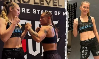 Smilla Sundell MMA Frontkick Tuff-N-Uff