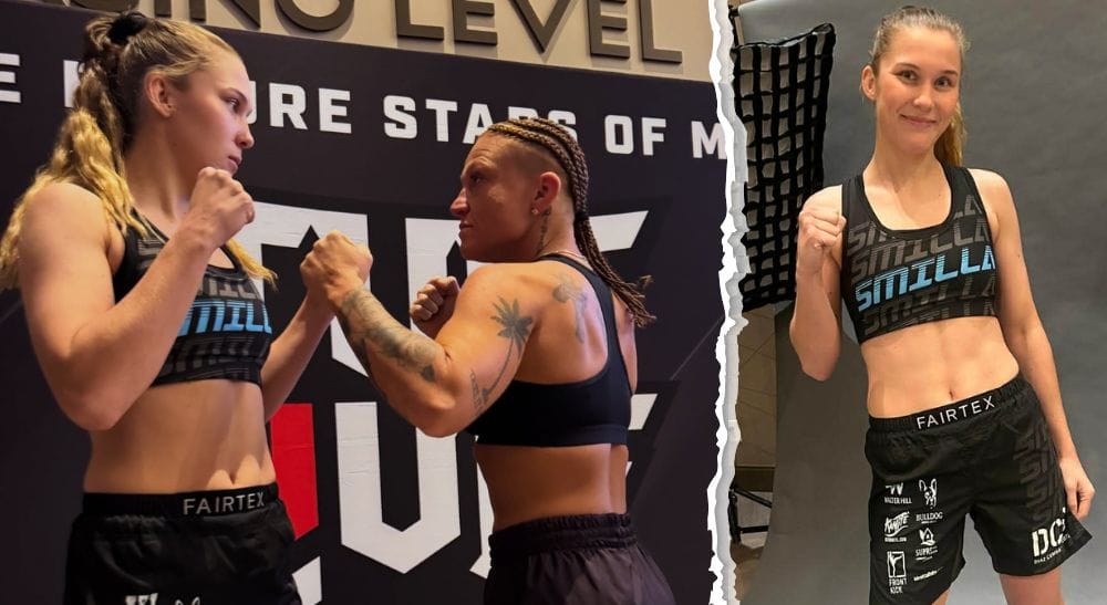 Smilla Sundell MMA Frontkick Tuff-N-Uff
