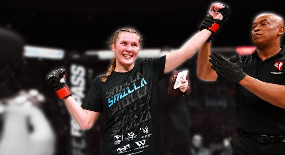 Smilla Sundell MMA Frontkick