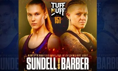 Smilla Sundell Tuff-N-Uff 151 svenska tider MMA Frontkick Barber