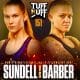 Smilla Sundell Tuff-N-Uff 151 svenska tider MMA Frontkick Barber