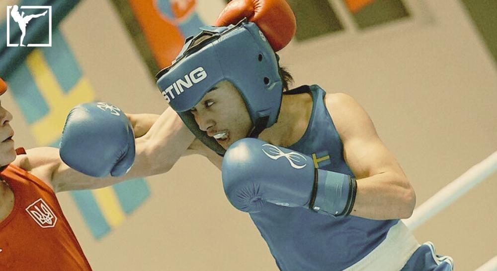 Svensk boxning unga talanger Frontkick
