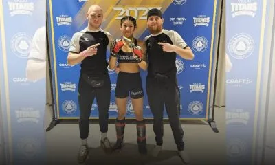 Michaela Lundholm MMA-SM guld Frontkick