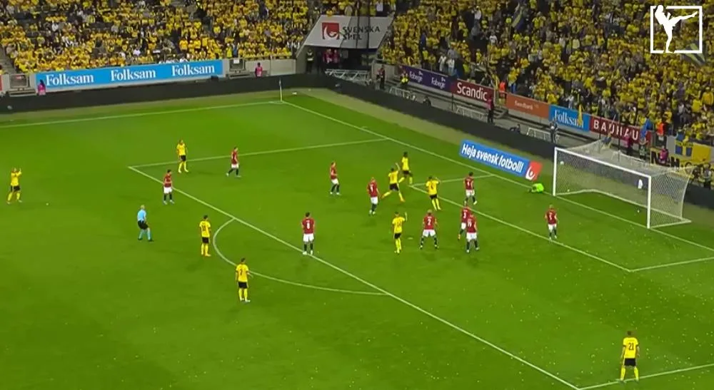VM-playoff Sverige Frontkick
