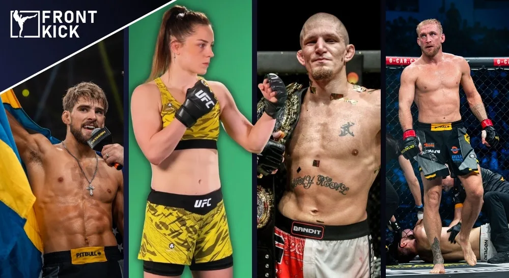 OKTAGON 87 Svensk MMA Liam Pitts Josefine Knutsson Zebaztian Kadestam Samuel Bark Frontkick.online