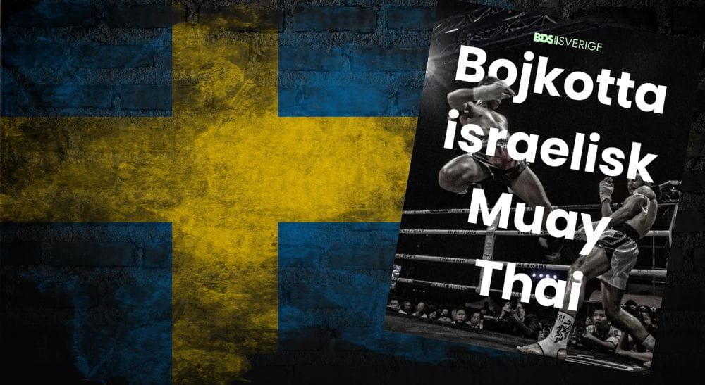 Sverige thaiboxning Bojkotta Israel