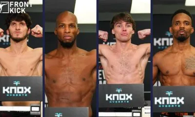 UFC London invägning Frontkick.online